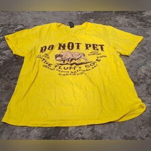Womens Yellow GILDAN Grand Teton National Park Shirt Size S. See Pics For Spots